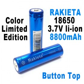 Rakieta 18650 8800mAh 3.7V Li-ion BLUE Color limited edition акумулаторни батерии